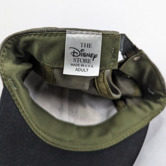 VTG Disney Mickey Outdoors Green Snapback 90's Hat Adult Embroidered Made in USA - Picture 4 of 4